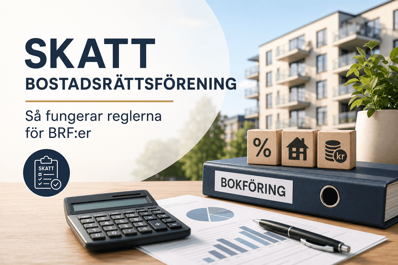 Skatt i bostadsrättsförening – så fungerar reglerna